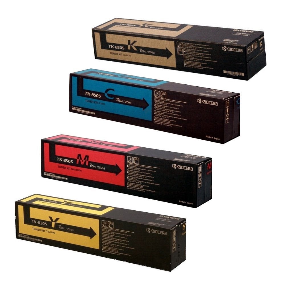 Kyocera Taskalfa 4500Cİ/4501Cİ/5500Cİ/5501Cİ/TK-8505C/TK-8505K/TK-8505M/TK-8505Y Orjinal Fotokopi Toneri