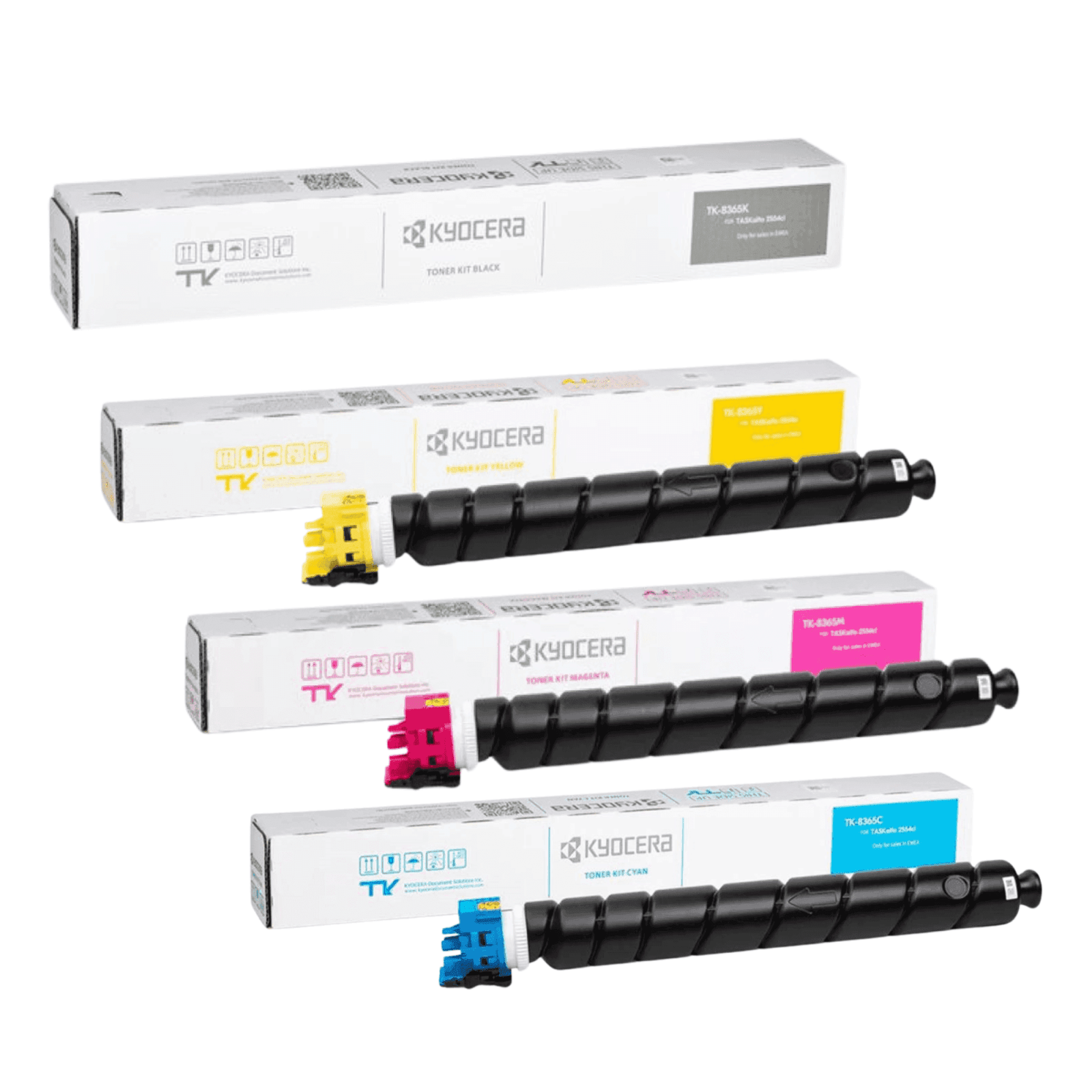 Kyocera Taskalfa 2554Cİ/TK8365K/TK8365C/TK8365M/TK8365Y Orjinal Fotokopi Toneri