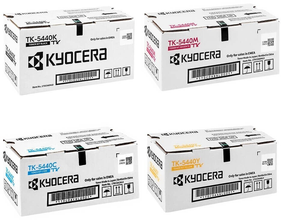Kyocera TK-5440C/TK-5440K/TK-5440M/TK-5440Y/MA2100 Orjinal Yazıcı ve Fotokopi Tonerleri
