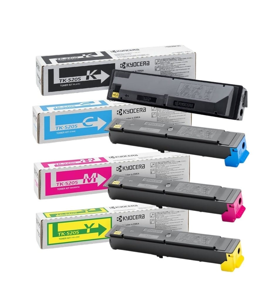 Kyocera Taskalfa 356Cİ/TK-5205C7TK-5205K/TK-5205M/TK-5205Y Orjinal Fotokopi Tonerleri