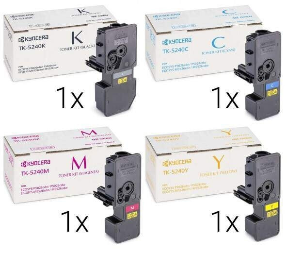 Kyocera TK-5240C/TK-5240M/TK-5240K/TK-52430Y/P5026/M5526 Yazıcı Tonerleri
