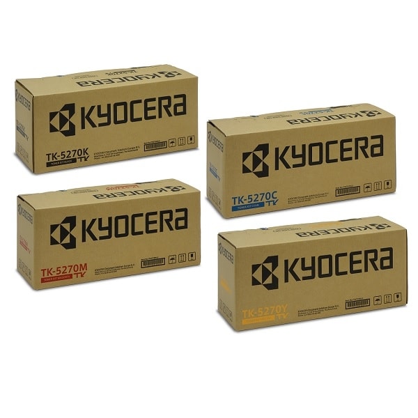 Kyocera TK-5270C/TK-5270M/TK-5270K/TK-5270Y/PA6230/M6230/M6630CİDN Orjinal Renkli Tonerler