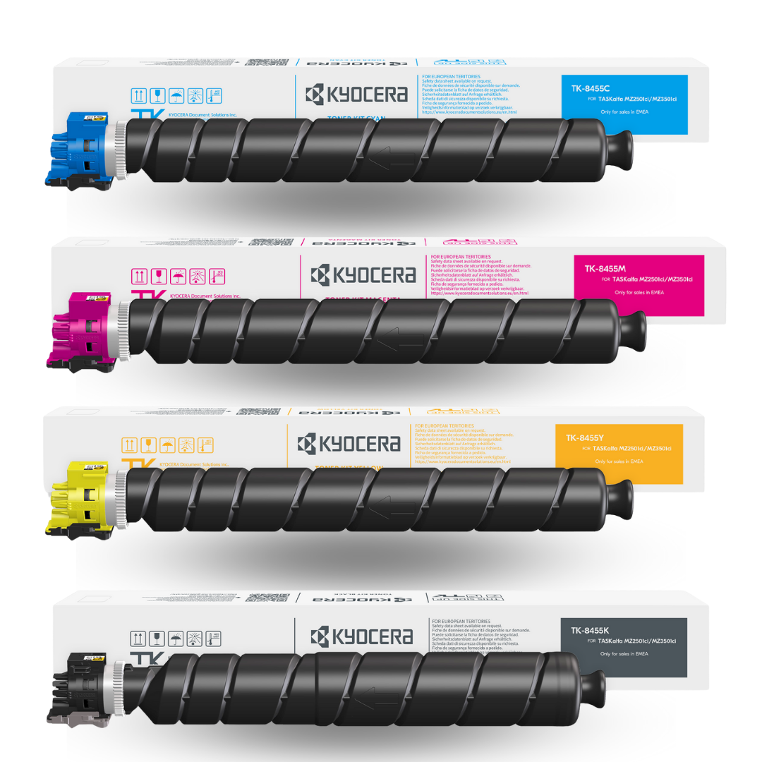 Kyocera Taskalfa MZ2501Cİ/MZ3501Cİ/TK-8455K/TK-8455C/TK-8455M/TK-8455Y Orjinal Fotokopi Toneri