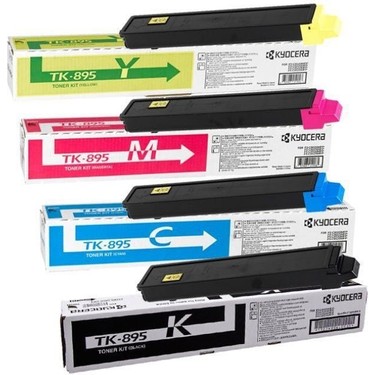 Kyocera TK-895Y/TK-895C/TK-895M/TK-895K/FSC-8520/8020MFP Orjinal Fotokopi Toneri