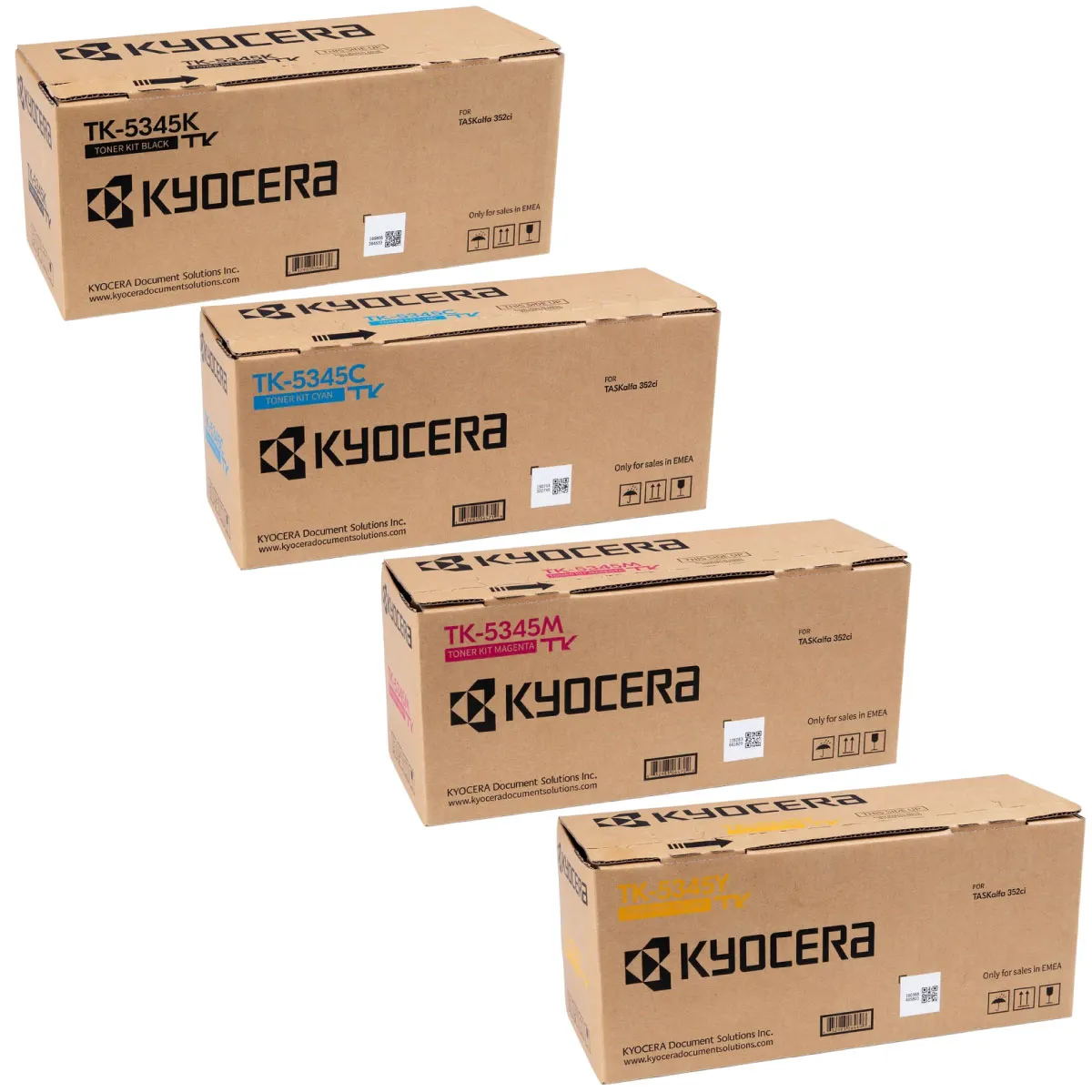 Kyocera TK-5345C/TK-5345M/TK-5345K/TK-5345Y/Taskalfa 352Cİ Orjinal Toner